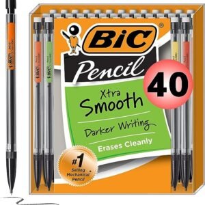 BIC Xtra-Smooth Mechanical Pencil, Medium Point (0.7mm), Perfect For The Classroom & Test Time, 40-Count